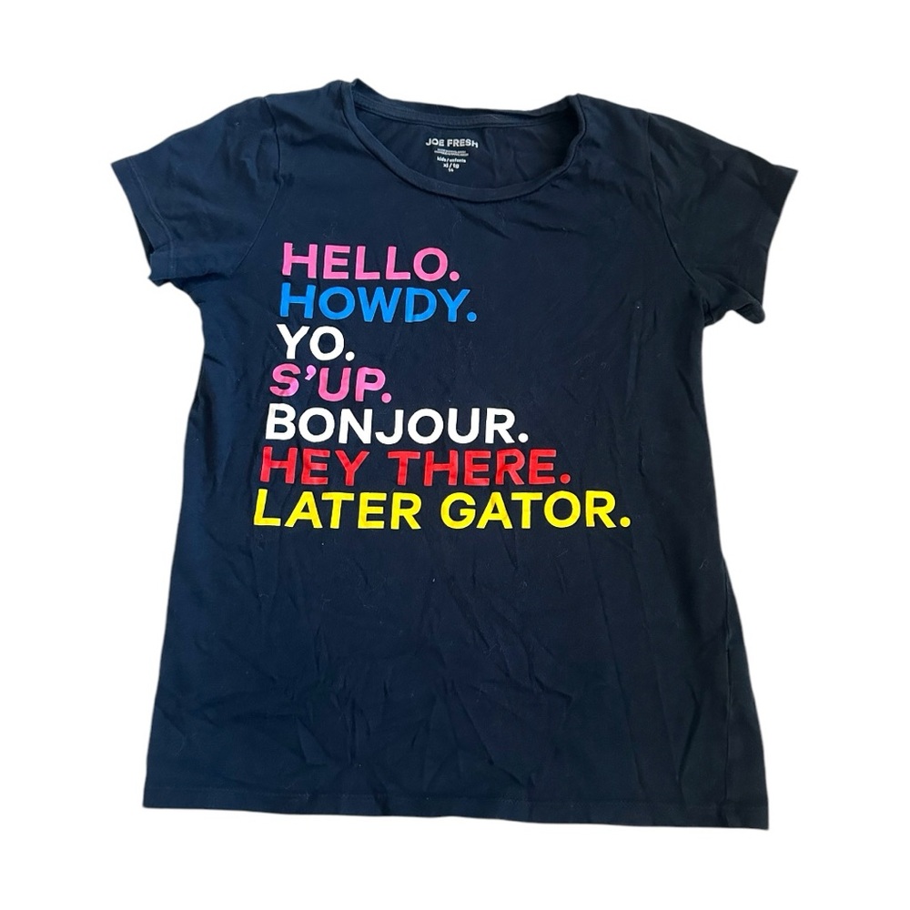 Joe Fresh Navy Graphic Tee